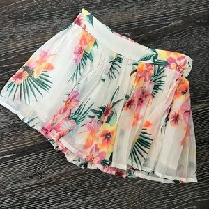 Abercrombie Kids Floral Skort Size 7/8
